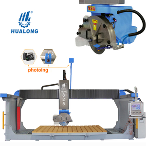 HUALONG Taş Makineleri 5 Eksenli CNC Köprü Testere Oyma Freze Kesme Delme Tezgahı için Granit Kesme Makinesi HKNC-825