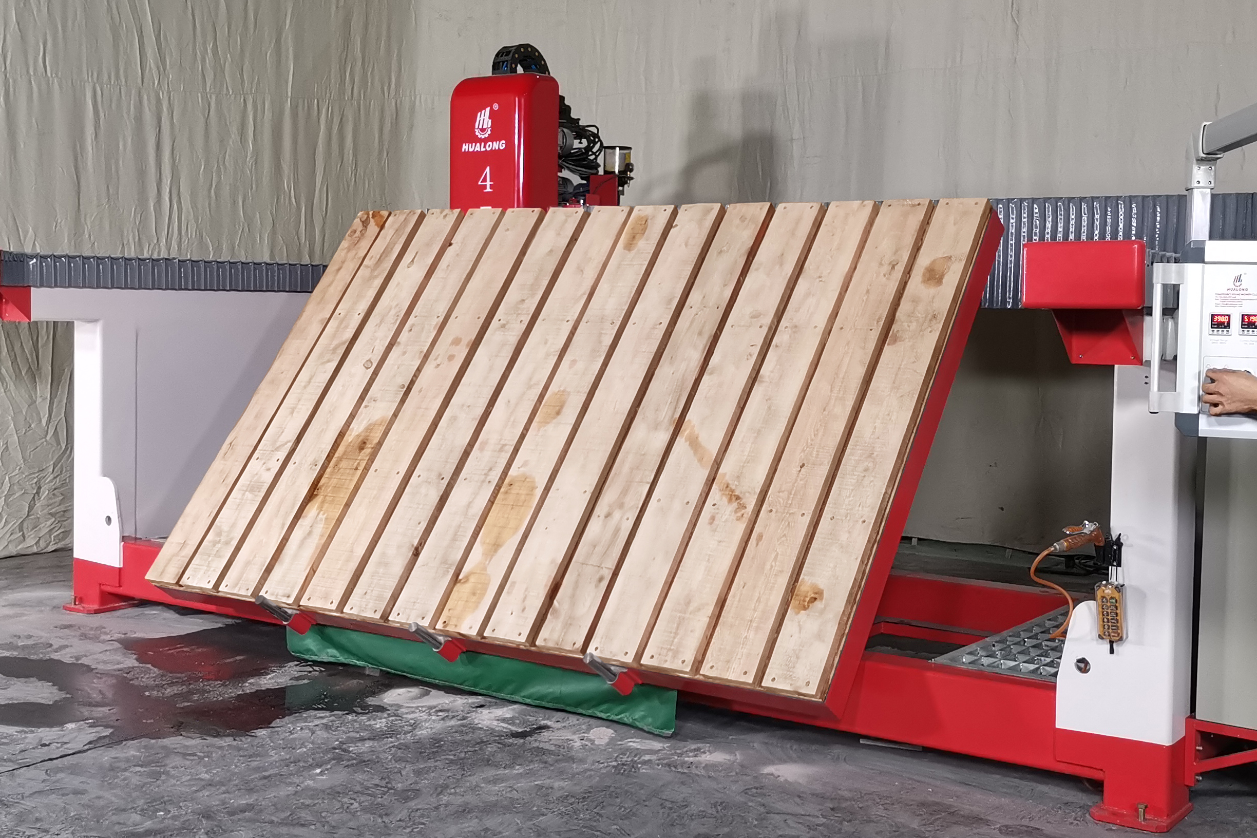 Yüksek Kaliteli HLSQ-450 köprü Taş Kesme Makinası taş levha kesme makinası Mutfak Dolabı Tezgah Üstü Katı Yüzey Beyaz Yapay Mermer için testere