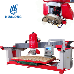 HUALONG Cnc Granit Mermer Tezgah Üstü 3 Eksen İnterpolasyonlu Otomatik Taş Kesme Makinesi HSNC-500 